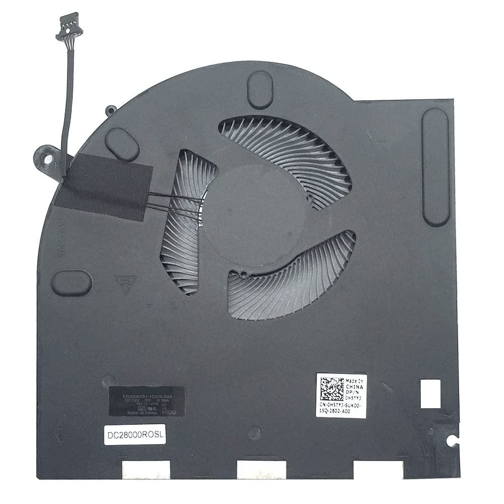 New Replacement Cooling Fans for Dell Alienware M17 R3 M17 R4 P45E Laptop 0CNV63 EG50061S1-C060-S9A 0H5TYJ EG50061S1-1C010-S9A 12V 0.38A (4-Pin 4-Wire) image number 6