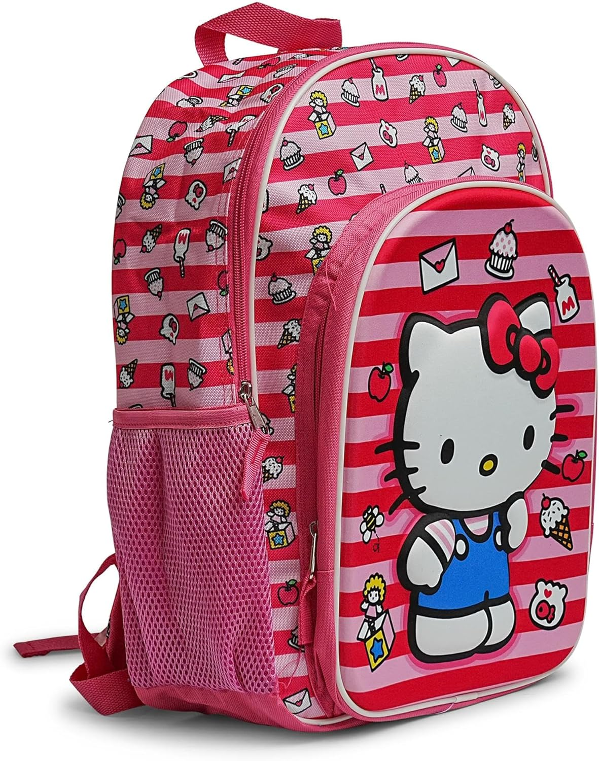 Fast Forward Hello Kitty 16" Backpack with Molded Front Pocket and Printed Straps with 24Pk Crayons for Girls - Perfect for Any Occasion! image number 1