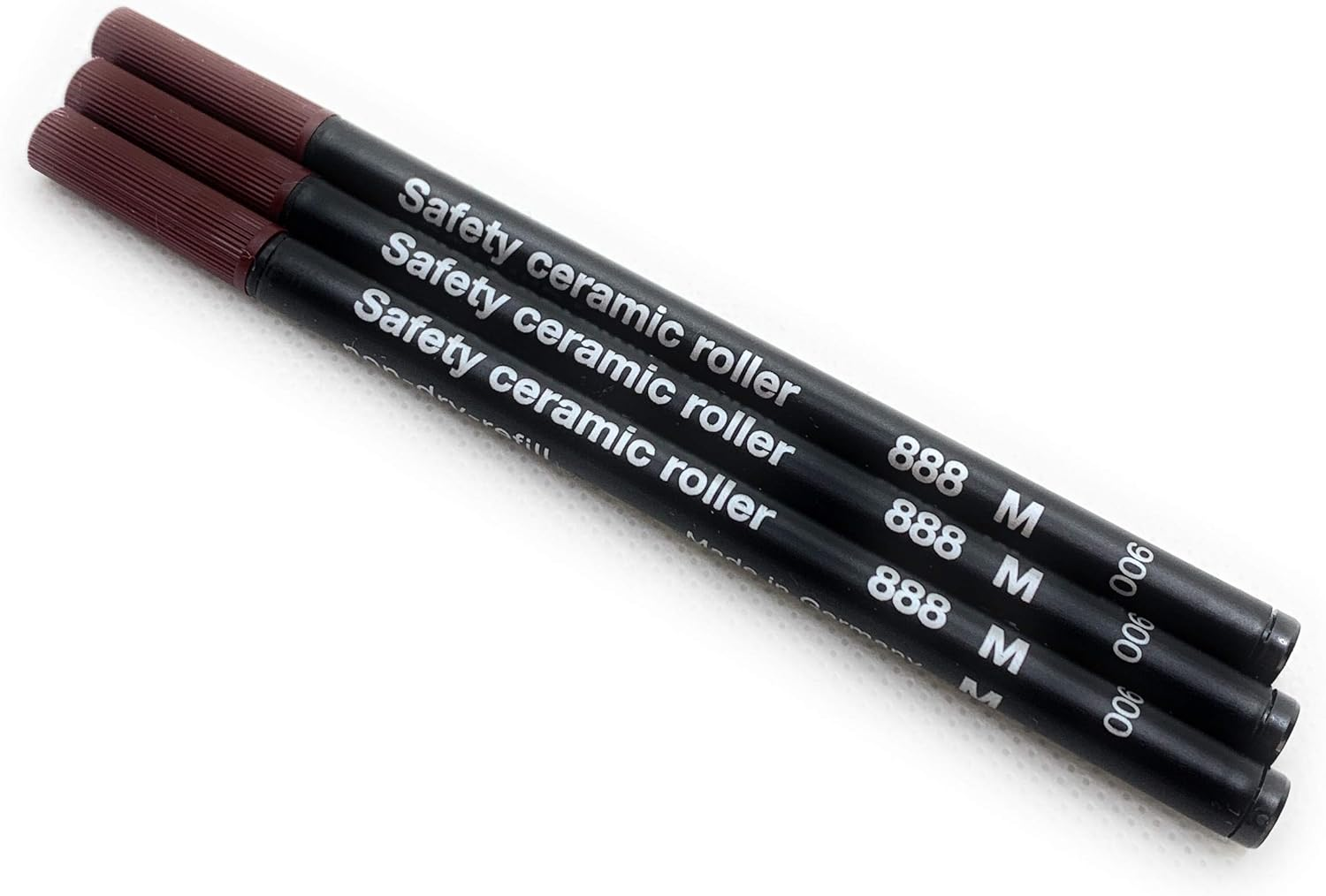 SCHMIDT 3 Pack 888 Black Medium Rollerball Refill