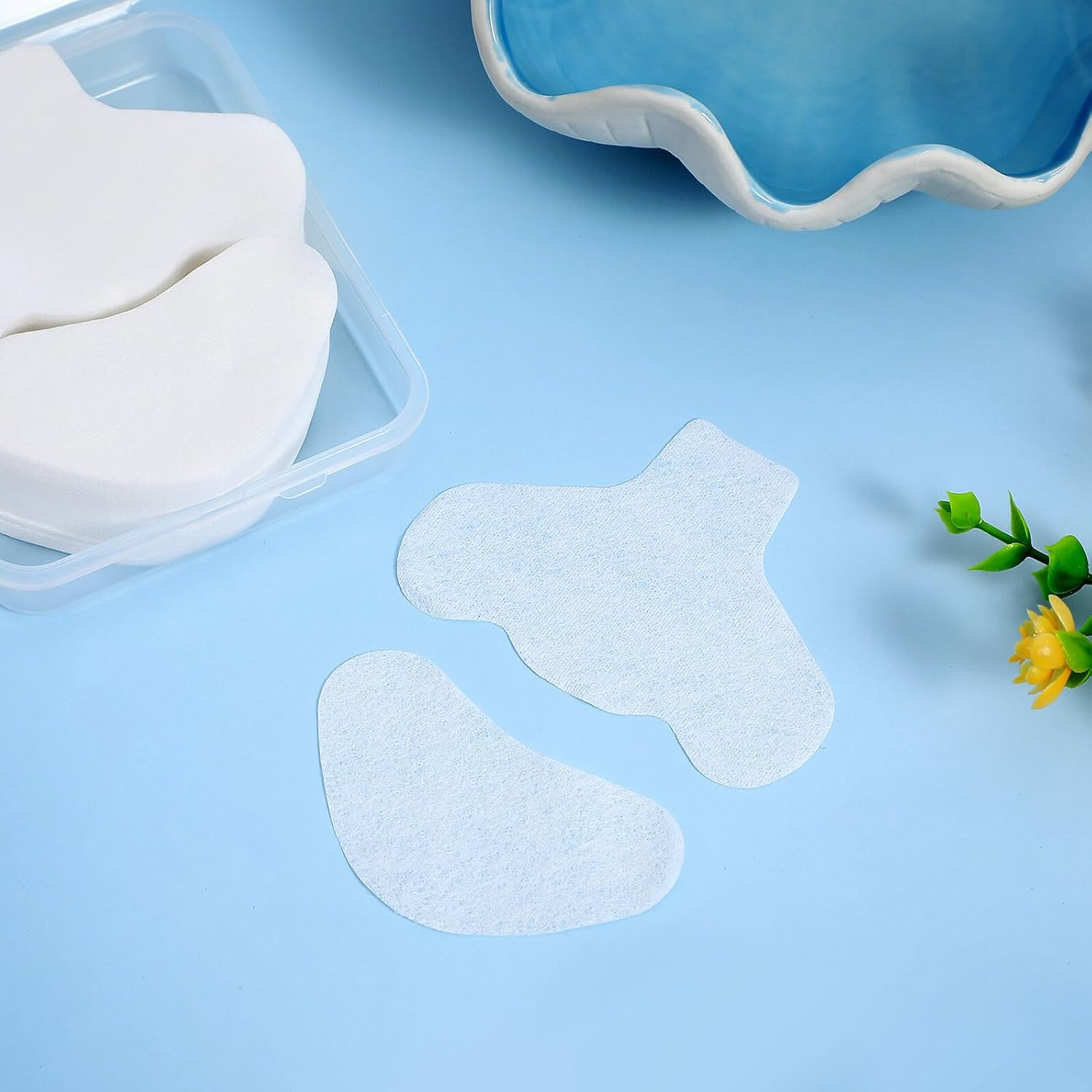 WOONEKY 200Pcs Zone Film Nose Patches Cotton Pads for Pore Cleansing Strips Face Pads for Deep Cleansing Nose Patch for Skincare Routine image number 4