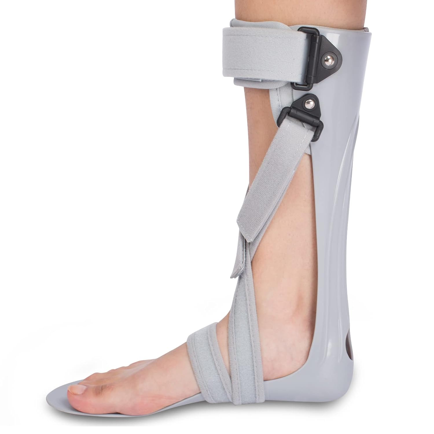 AFO Foot Drop Brace Splint Ankle Foot Orthosis Walking with Shoe or Sleeping for Stroke Hemiplegia (Large-Left)