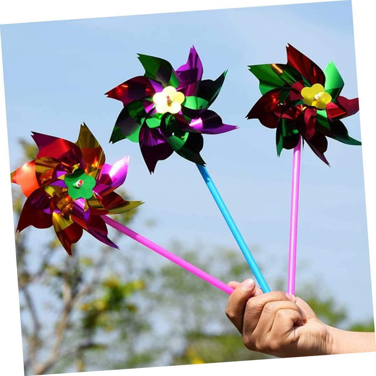 SAFIGLE 40Pcs Small Windmill Mini Windmills for Small DIY Centerpiece Spinners Windmill Toys Pinwheels Windmillpick Giant Pinwheel for Wind Mill for Play Pinwheel Mini Toys