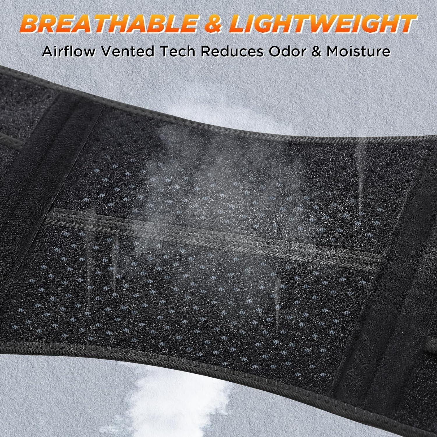 Lightweight & Breathable Knee Braces for Knee Pain Women Men, Knee Brace with Side Stabilizers for Meniscus Tear, MCL, ACL, Arthritis, Knee Support with Adjustable Straps (Black, XXL)