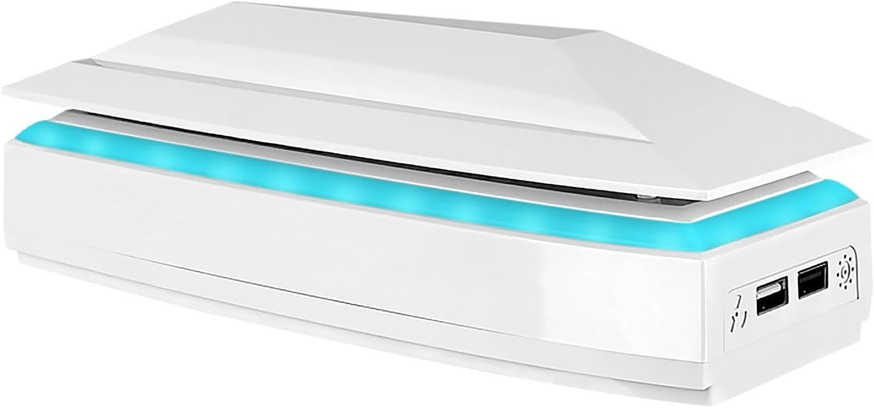 Geekria RGB Cooling Fan Compatible with PS5 Slim Disc & Digital, Top Heat Dissipation Dust Fans, Chilling System with 3 Speed Level Adjustable, 8 Modes Light and 2 USB Port image number 5