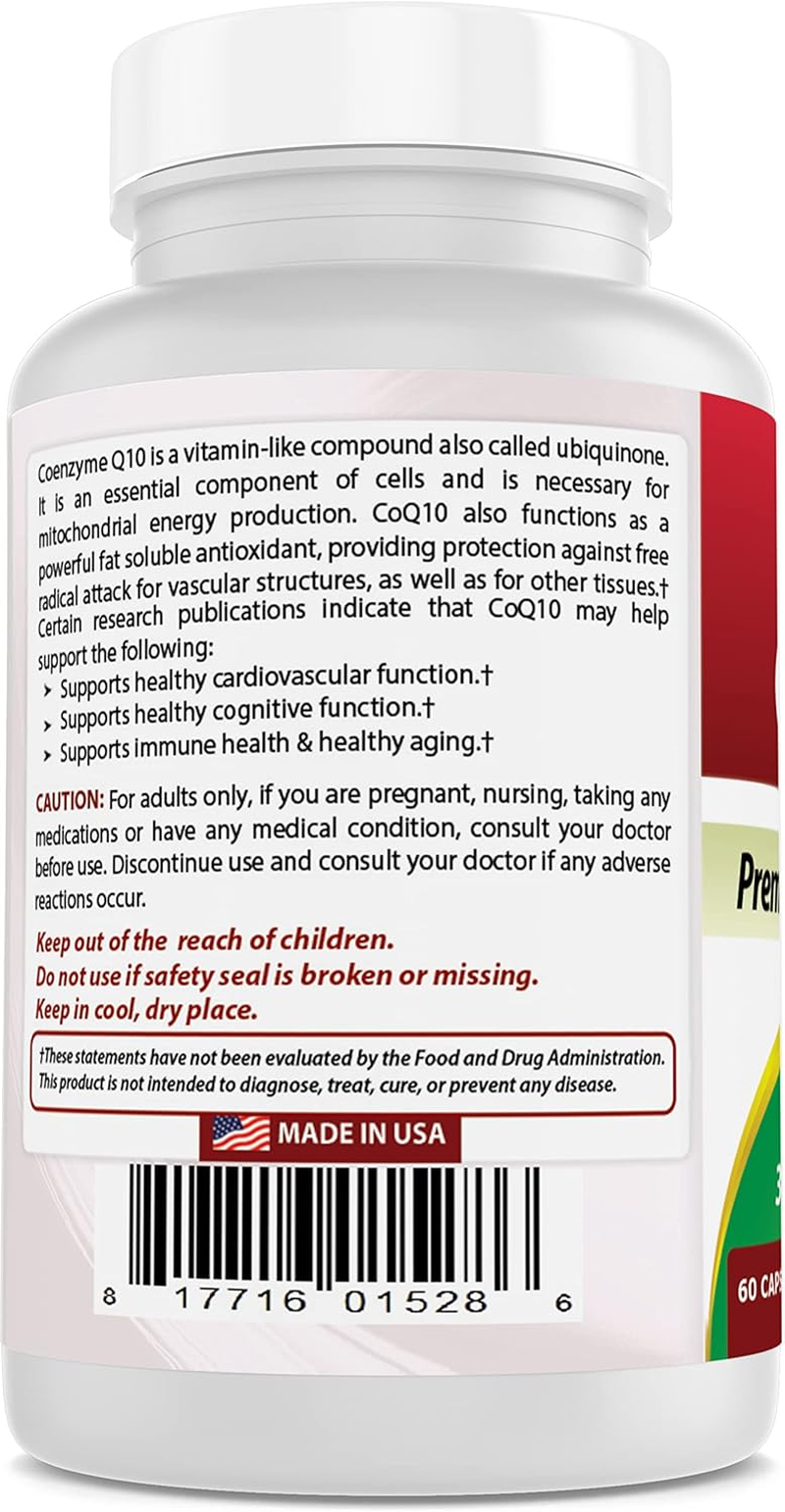 Best Naturals Coq10 200 Mg 60 Capsules image number 5