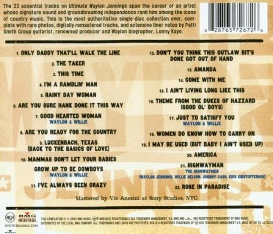 Ultimate Waylon Jennings image number 1