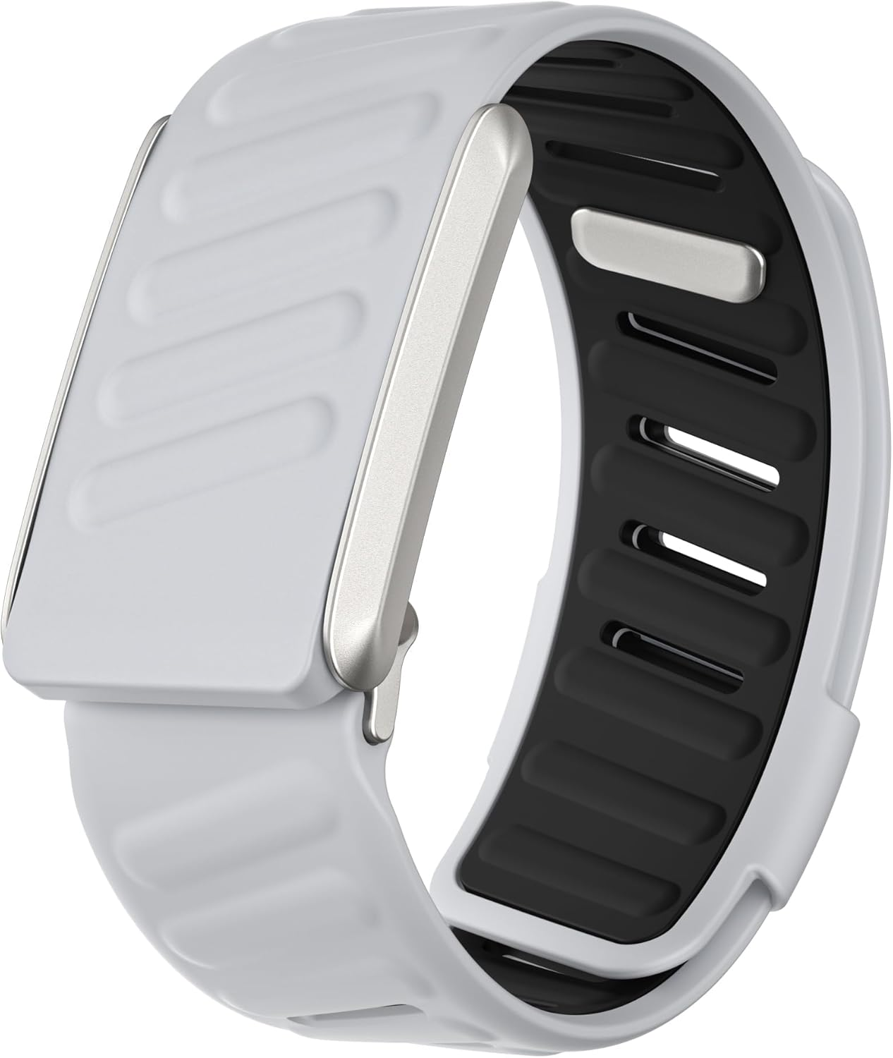 Comfort Durable Silicone Wristband Compatible with WHOOP 5.0, Whoop Mgband, Soft Silicone Sports Loop Strap for Men & Women, with U Shapped