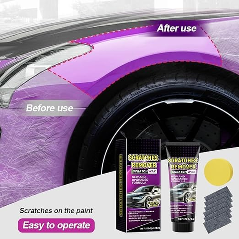 2025 New Nano Sparkle Cloth for Car Scratches, Nano Sparkle Cloth Car Scratch Remover, Car Scratch Repair Paste Polishing Wax, Auto Scratch Remover for Vehicles Cars Scratch Repair Kit (1PCS)