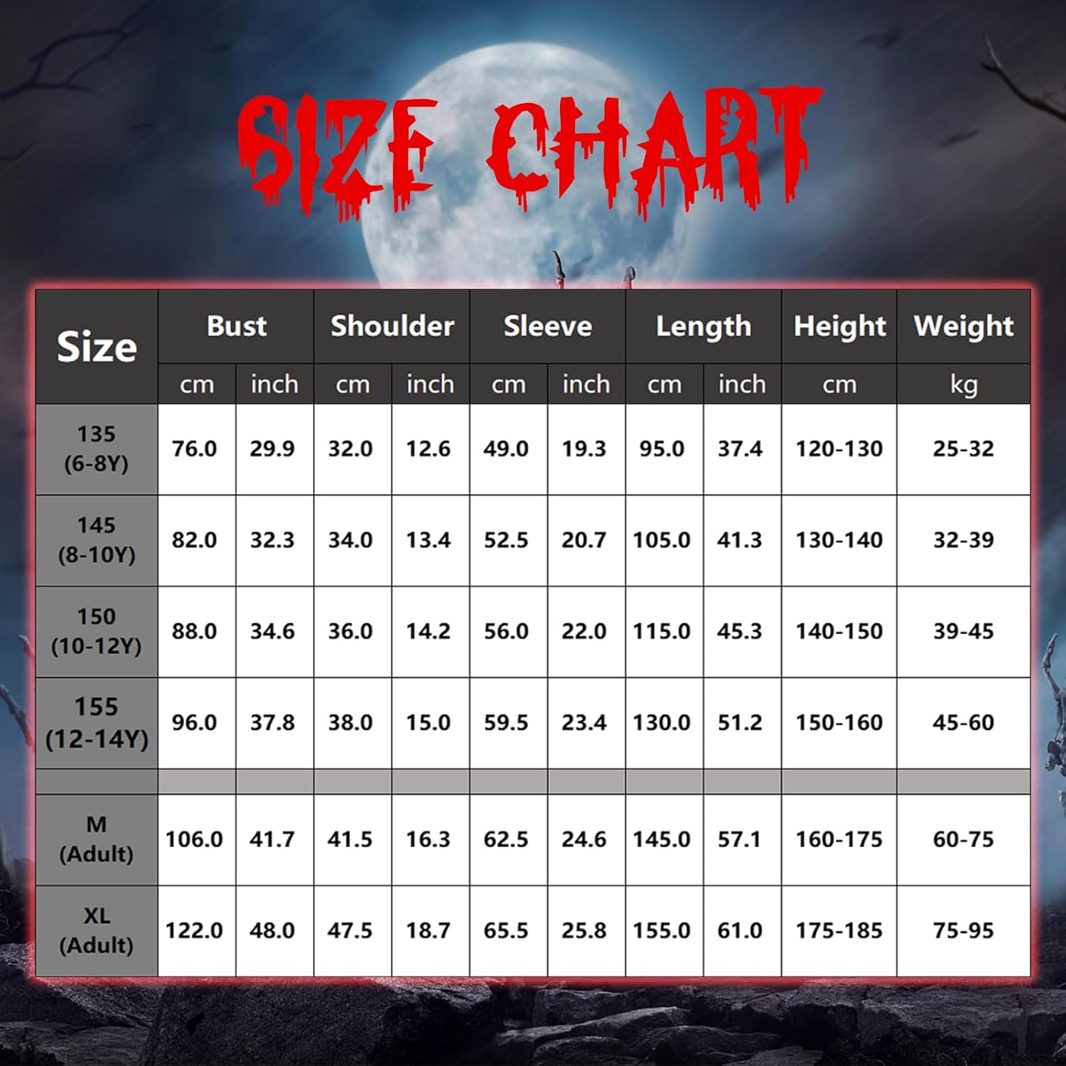 Grim Reaper Halloween Costume with Red Eyes for Adults,Halloween Costumes 7 Pcs Halloween Grim Reaper Costume Set with Glasses Scythe Chain Belt Halloween Costumes Mens image number 3