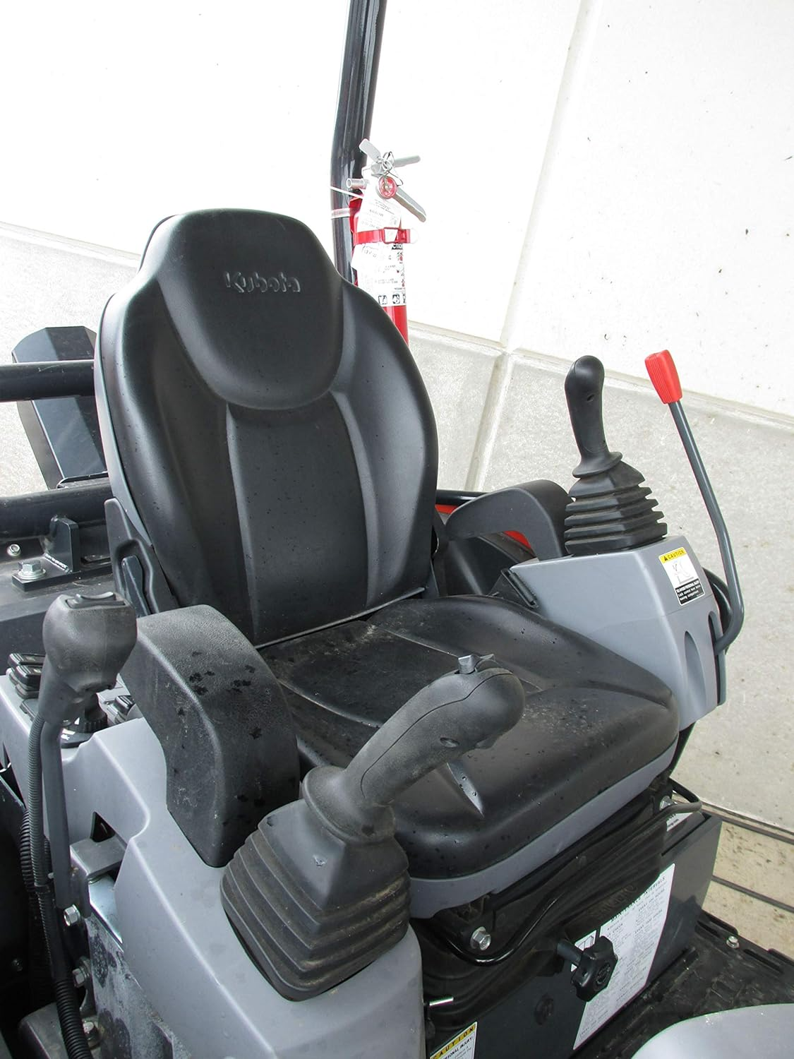 Durafit Seat Covers, Black Waterproof Seat Covers for Kubota KX080 Excavator KX033,U35,KX040 in Waterproof Endura, U35 image number 4