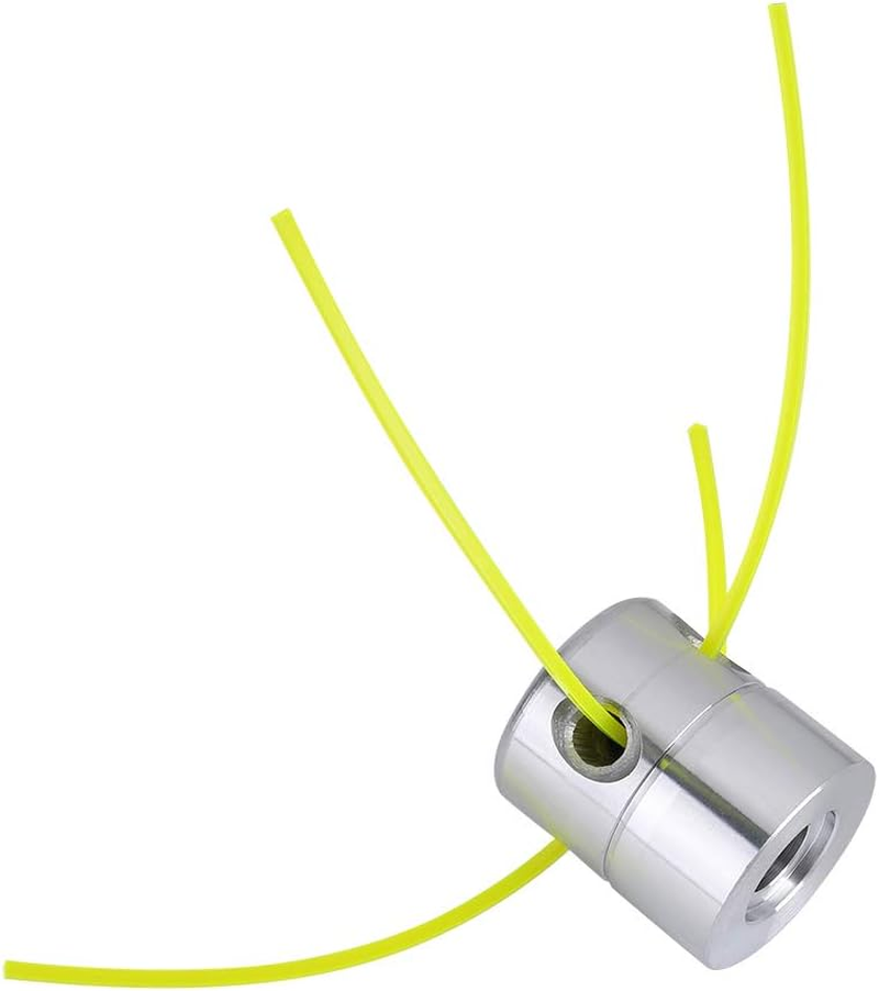 Grass Strimmer Head, Universal Aluminium Trimmer Head with Strimmer Line Set, Grass Cutter Replacement Lawn Mower Parts Brush Cutter Accessories, Easy to Install image number 3