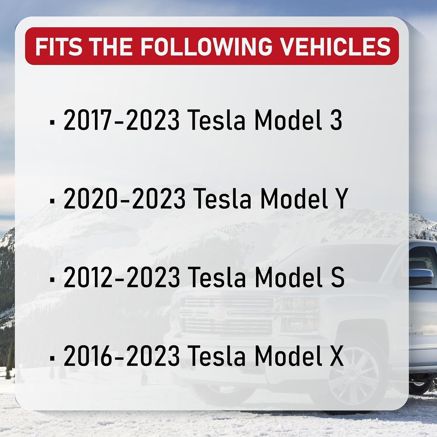 Lifting Jack Pads 4 Pack - Compatible with Tesla Model 3, S, Y and X Vehicles - 2016-2023 - Non-Slip Rubber Car Accessories Lift Puck Adapter Tool Set with Storage Case image number 4