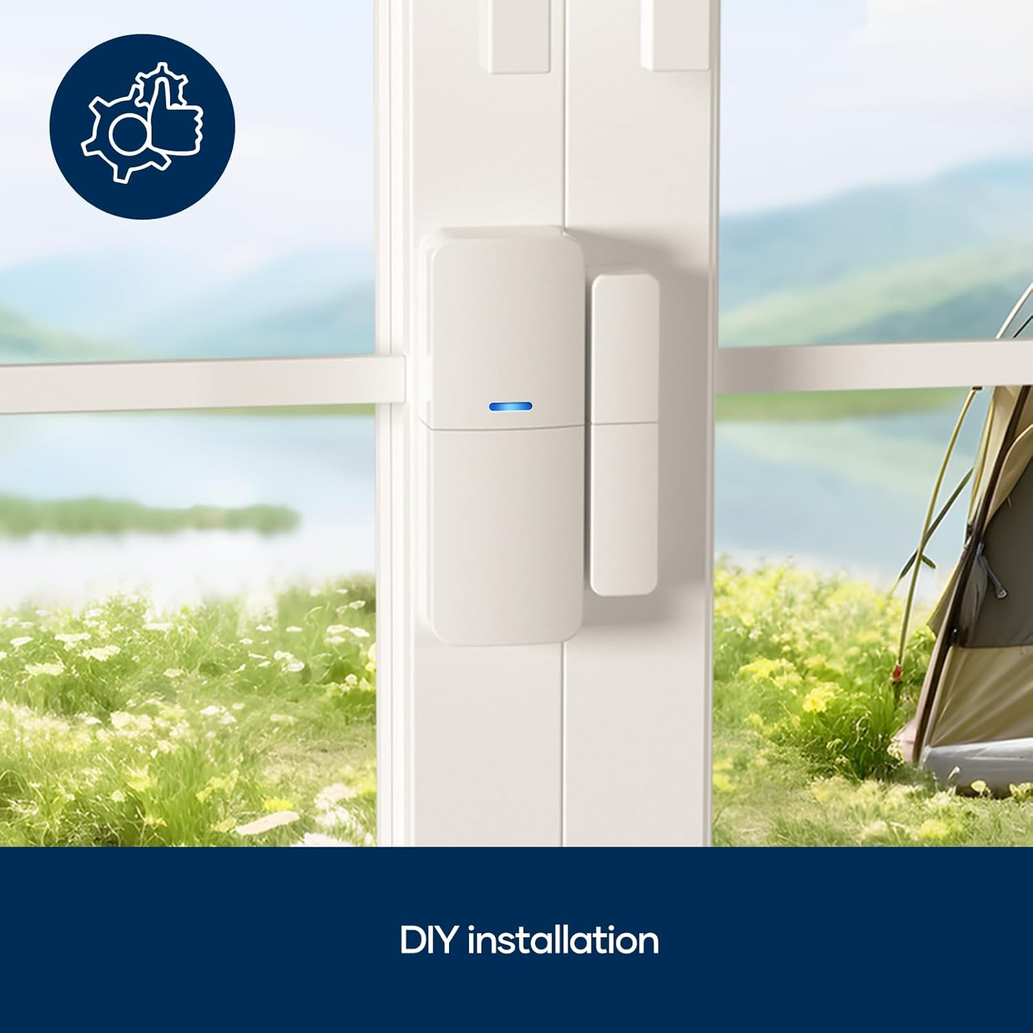 Entry Sensor (Pack of 6) - Window and Door Protection - Compatible with Tolviviov Home Security System image number 5