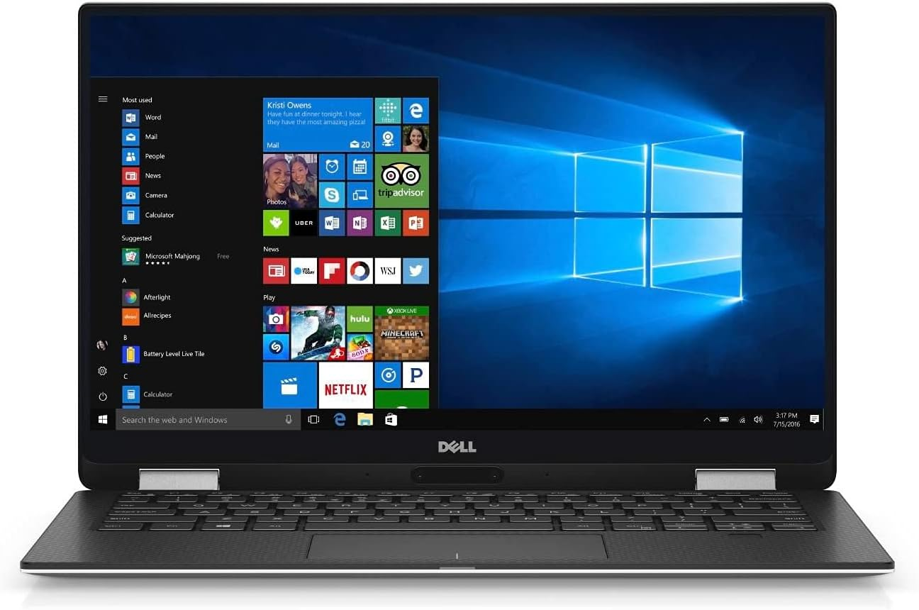 Dell XPS 13 9365 I5 7Y54 1.20Ghz 8Gb Ram 256Gb SSD 13" FHD Touch Win 10 (Renewed)