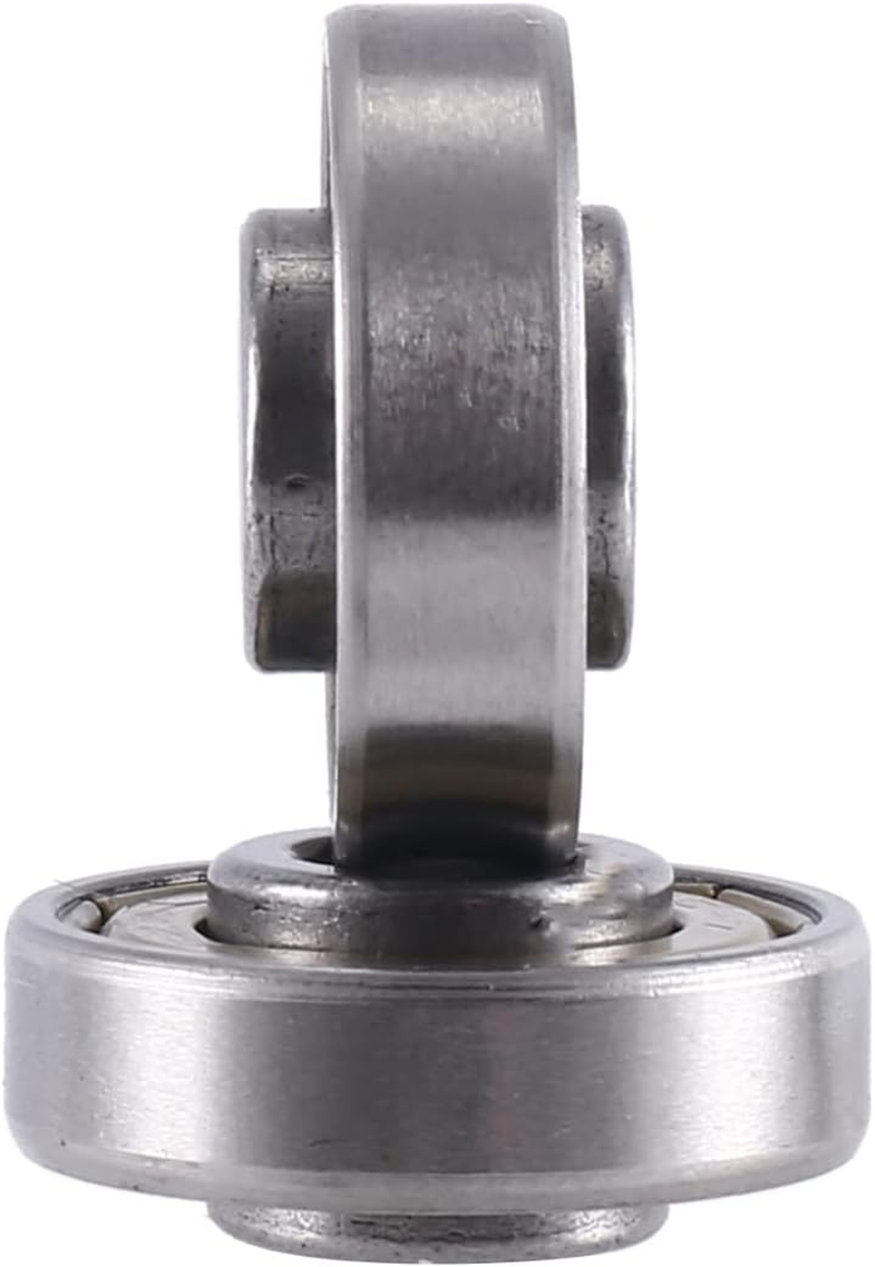 Lyaciomn 50Mm X 18Mm Luggage Suitcase Replacement Wheels, PU Swivel Caster Wheels Carbon Steel Bearings Repair Kits image number 2