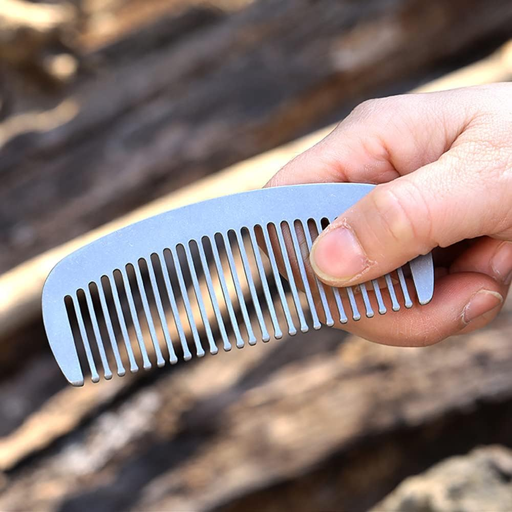 Titanium Comb -Static Hair Beared Comb Po Et Comb image number 1