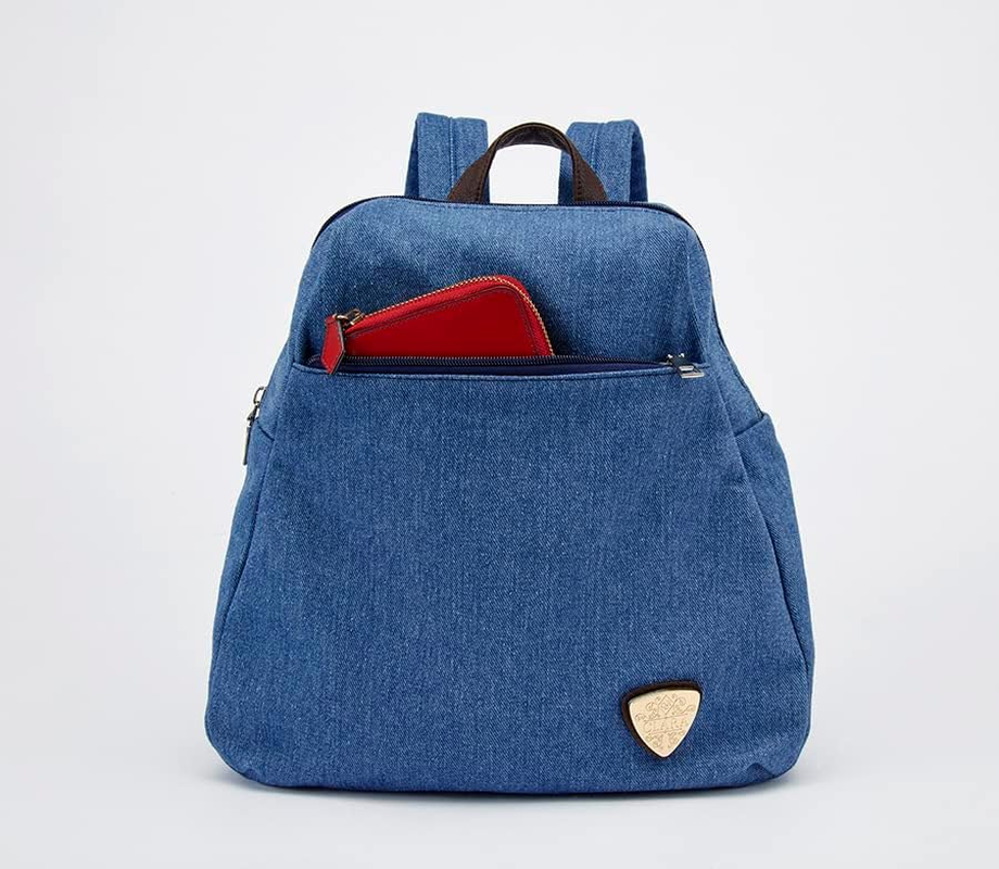Sanko Industries CLARA Denim Bag Series Women'S Denim Backpack image number 3