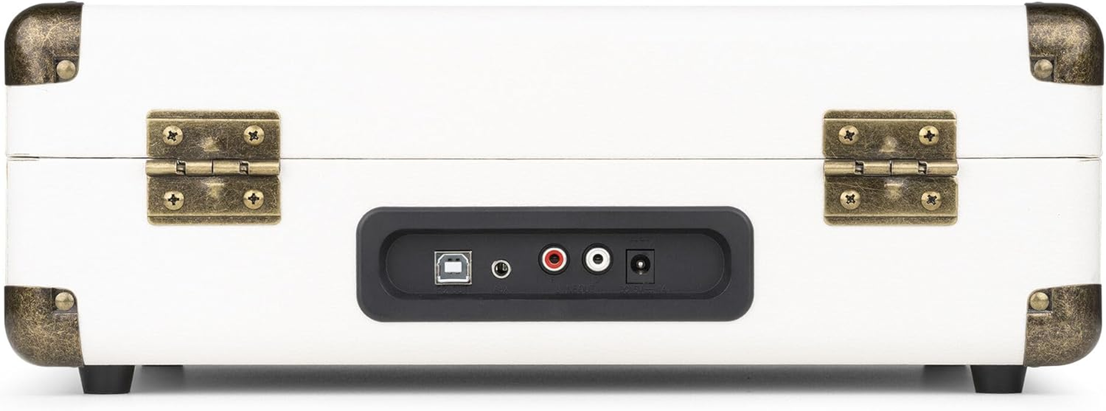 Audizio RP116 Turntable Briefcase Record Player | USB & Bluetooth Retro Record Players for Vinyl with Speakers | 3 Speeds | Convert Retro Vinyl to Mp3 via USB | RCA Output/Aux 3.5Mm (Cr&egrave;me) - Blue image number 5