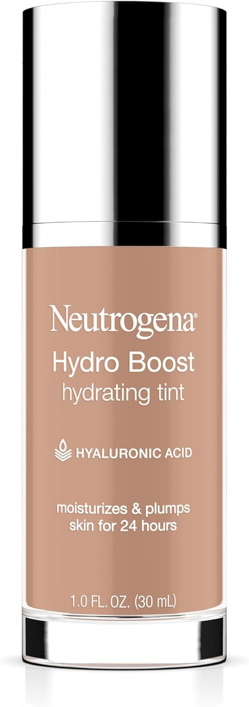 Neutrogena Hydro Boost Hydrating Tint with Hyaluronic Acid, Lightweight Water Gel Formula, Moisturizing, Oil-Free & Non-Comedogenic Liquid Foundation Makeup, 115 Cocoa Color 1.0 Fl. Oz