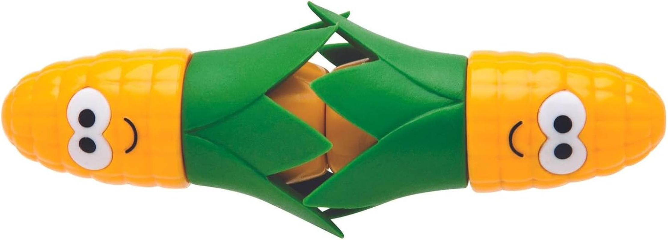 Joie Corn Star Interlocking Corn on the Cob Holders, 2 Pairs (4 Corn Picks), Yellow