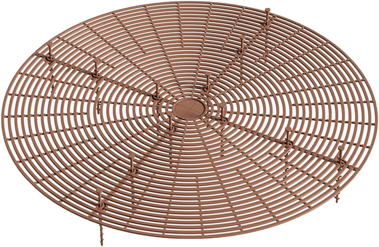 WUMUZAI 19 Cm Plant Pot Cover from Animals 2 Pack, Cuttable Plant Pot Grid with Stakes, round Flower Pot Soil Cover Protector, Keep Cats Out of Potted Plants for Indoor Outdoor Protection