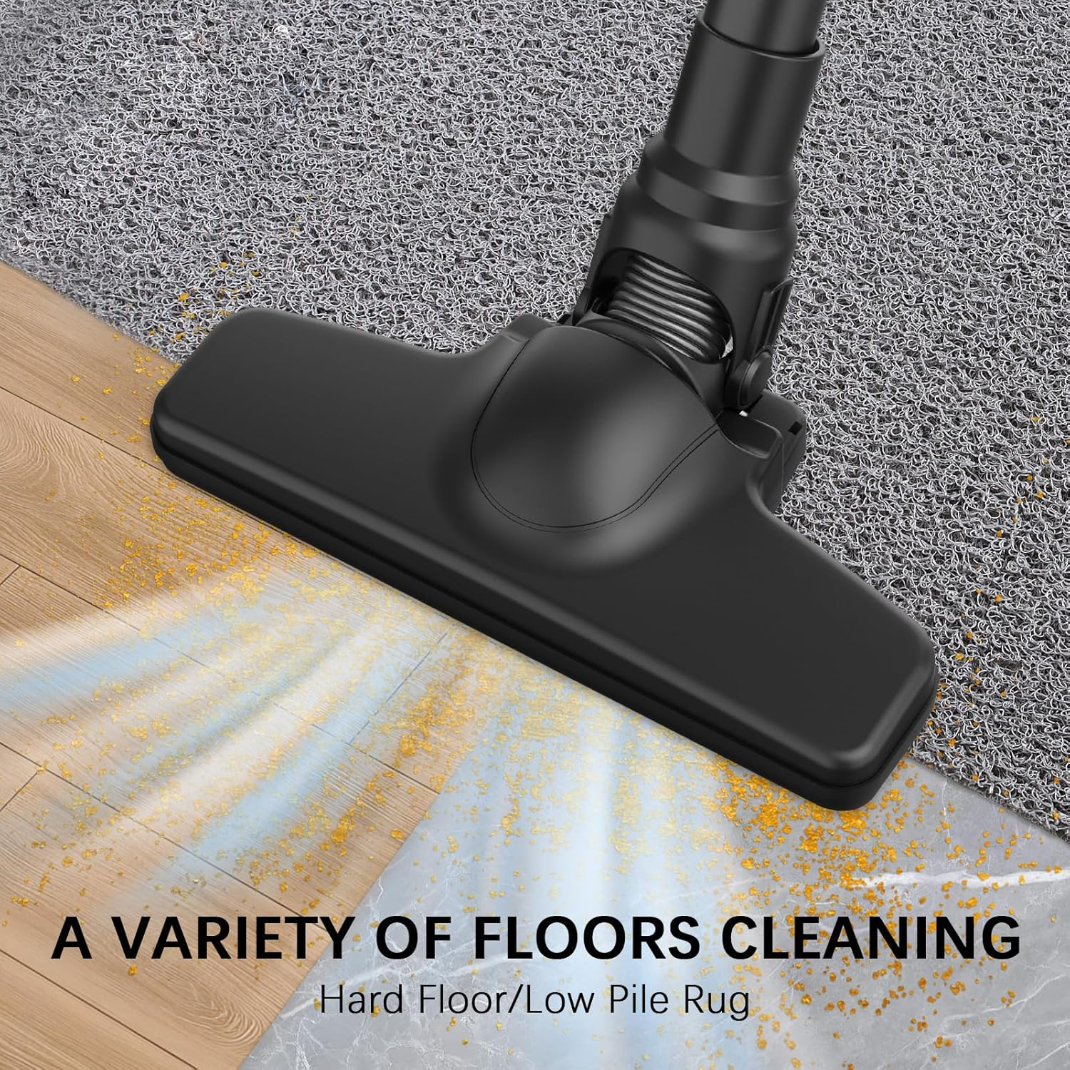 KEROMEE Cordless Vacuum Cleaner 3 in 1 Lightweight Hand-Held Stick Vacuum Small for Hard Floor Car Pet Hair Cleaning image number 2