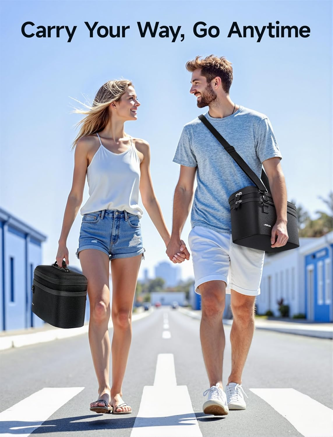 JSAUX All-In-One Carrying Case for Nintendo Switch 2, Travel Storage Bag Fits Dock, Controllers and Accessories, Holds Switch 2 with Protective Case, Large Capacity &ndash; Black image number 6