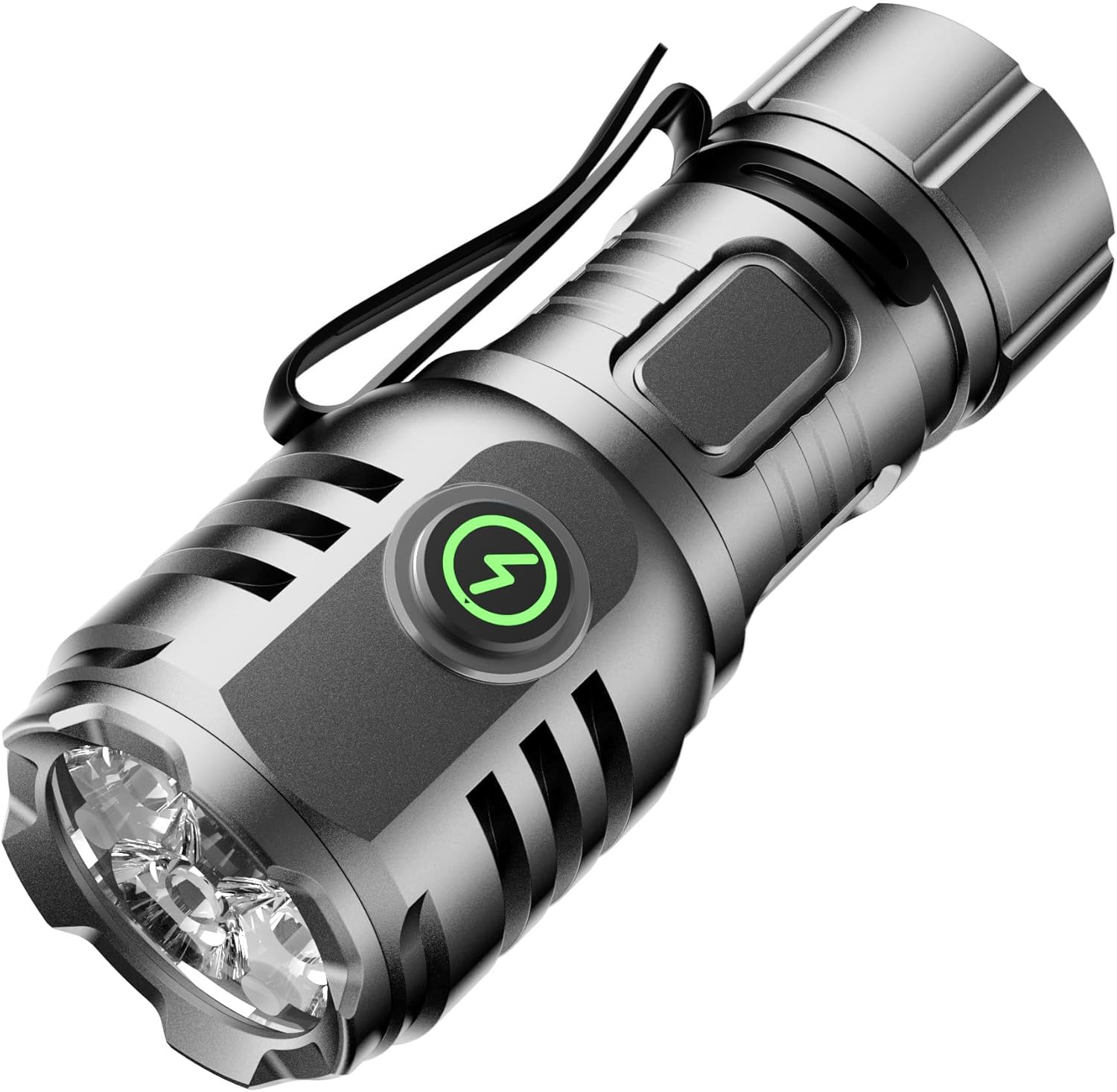 Skylla LED Torch Rechargeable, [2 Pack] Super Bright with Adjustable Focus, 5 Modes, 26-Hour Runtime, Waterproof, Compact Flashlight for Emergencies, Power Outages, Walking, Camping