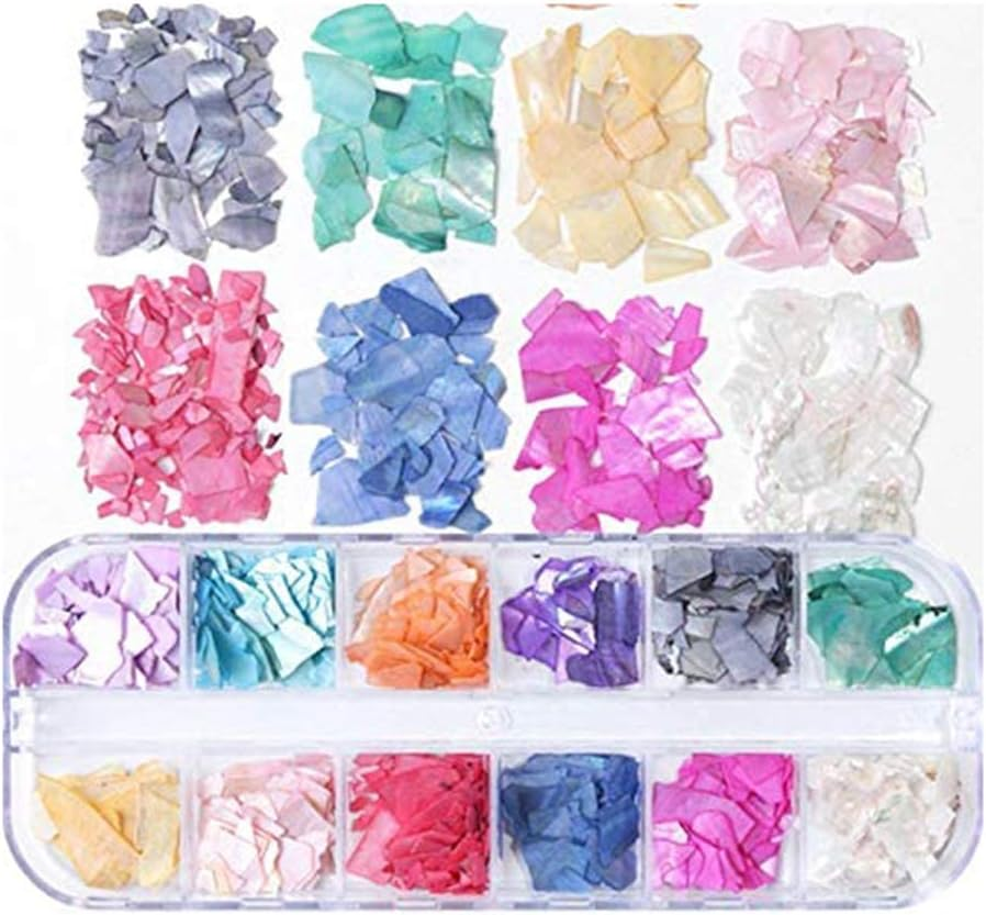 1 Set 3D Irregular Nail Sequins Holographic Glitter Nails Art Decorations image number 2