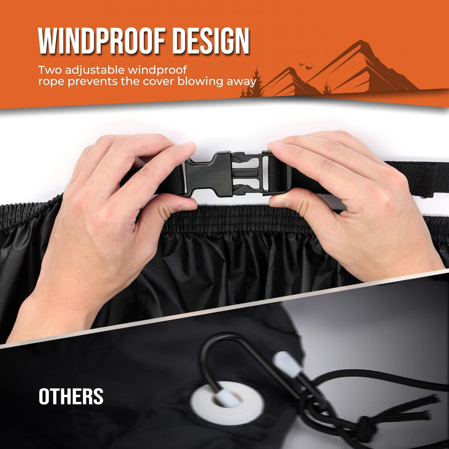 KEMIMOTO Full Cover Compatible with Can-Am Ryker 600 900 Sport Rally Edition Ryker Bike Full Cover All Weather Resistant with Reflective Strips