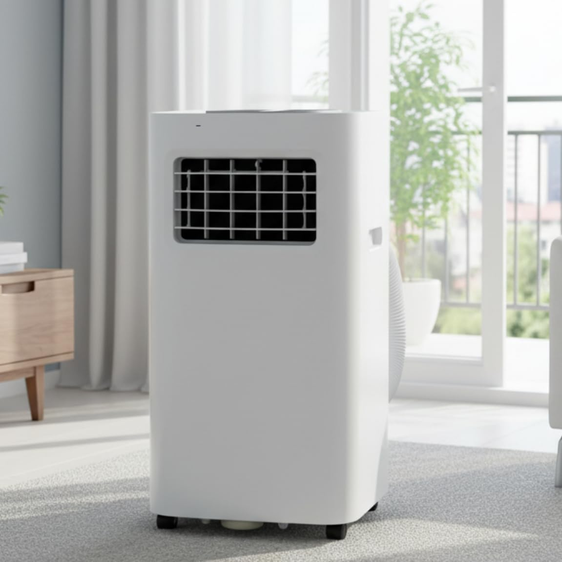 Advwin 9000BTU Portable Air Conditioner, 2.65KW Mobile Air Conditioner, Dehumidifier & Cooling Fan, 3-In-1 Air Cooler, LED Display, 24H Timer, for Home, Office image number 5