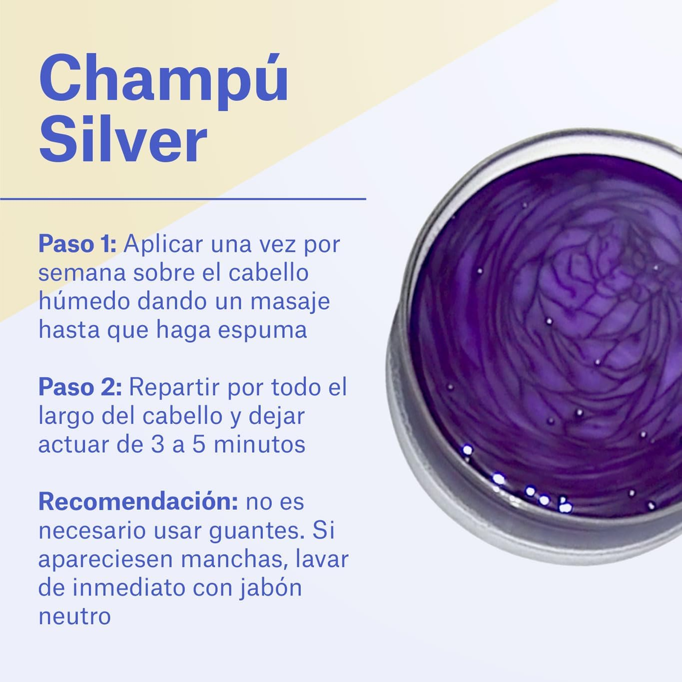 Naturvital Silver Shampoo with Blueberry Extract for Blonde, Silver, White or Grey Hair -300Ml image number 6