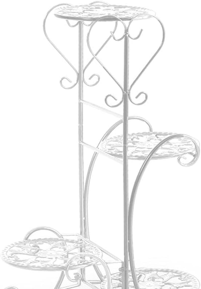 Levede Plant Stand Outdoor Indoor Metal Flower Pots Rack Corner Planter Shelf image number 2
