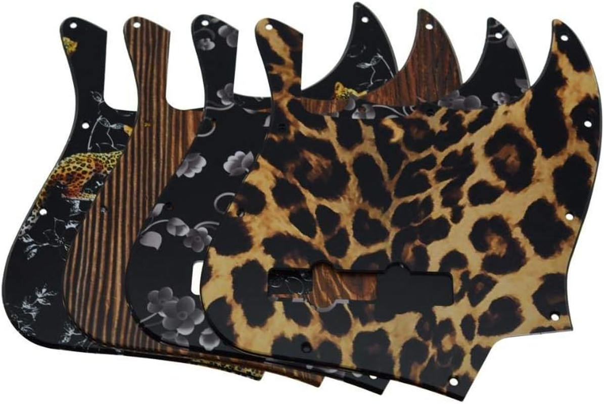 Dopro Jazz Bass 3D Printed Plastic Pickguard Fits Usa/Mexican 4 String Fender Jazz Bass Flower Pattern - Flower Pattern image number 3