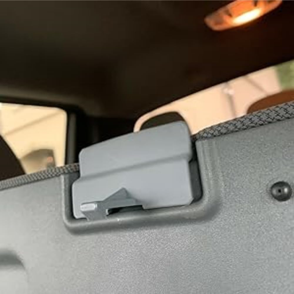 Center Console Jump Seat Lid Latch,Compatible with 2010-2018 Ford F150 F-150,For Bl34-18672A66,Gray ABS Console Latch Replacement image number 2