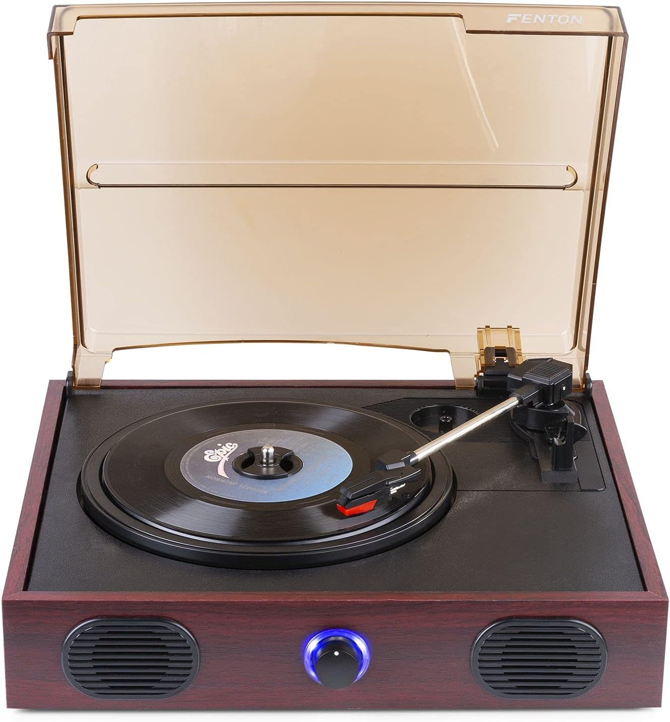 Fenton RP105 Record Player Vinyl Turn Table with Built in Speakers USB to MP3 Portable Briefcase Vintage Retro image number 4