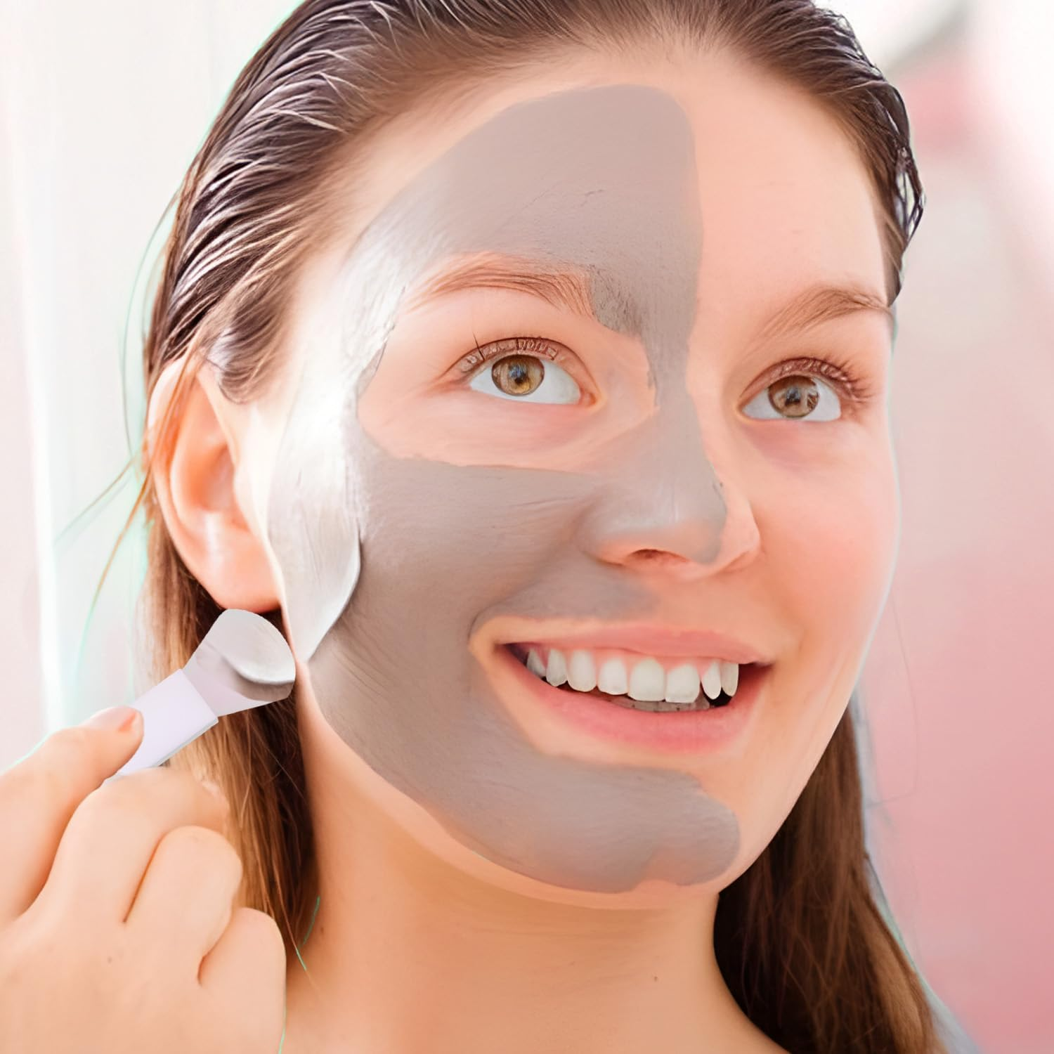 TORMEN Face Mask Applicator Brushes Set &ndash; 4Pcs Silicone Cosmetic Spatulas for Women Skincare Tools