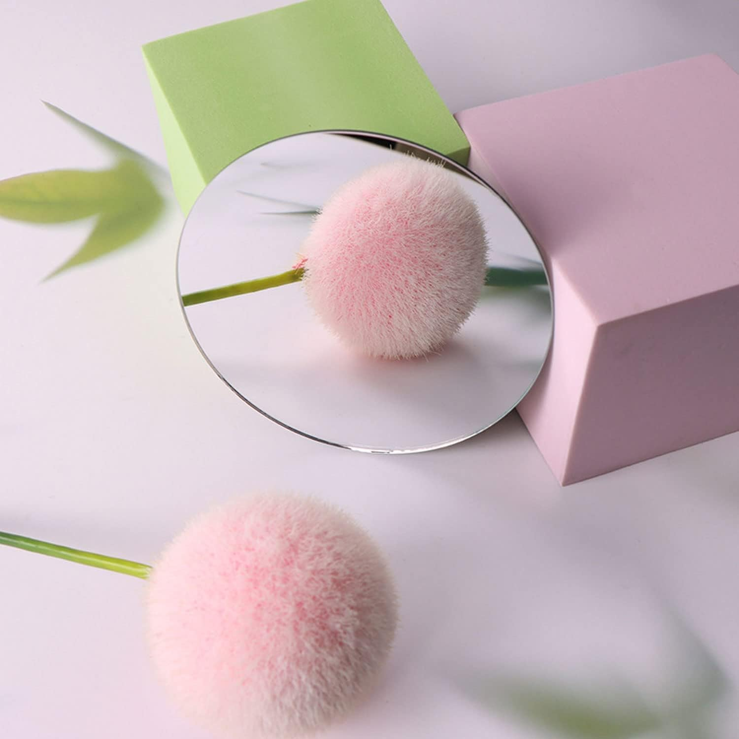 QEEYON 20Pcs Mini Acrylic Mirror Tiles, 3 Inch Self Adhesive round Mirror Stickers Mosaic Tiles, Small Decorative Mosaic Mirror Sheets Circles for DIY Crafts, Wall Decor, Jewelry Making image number 3