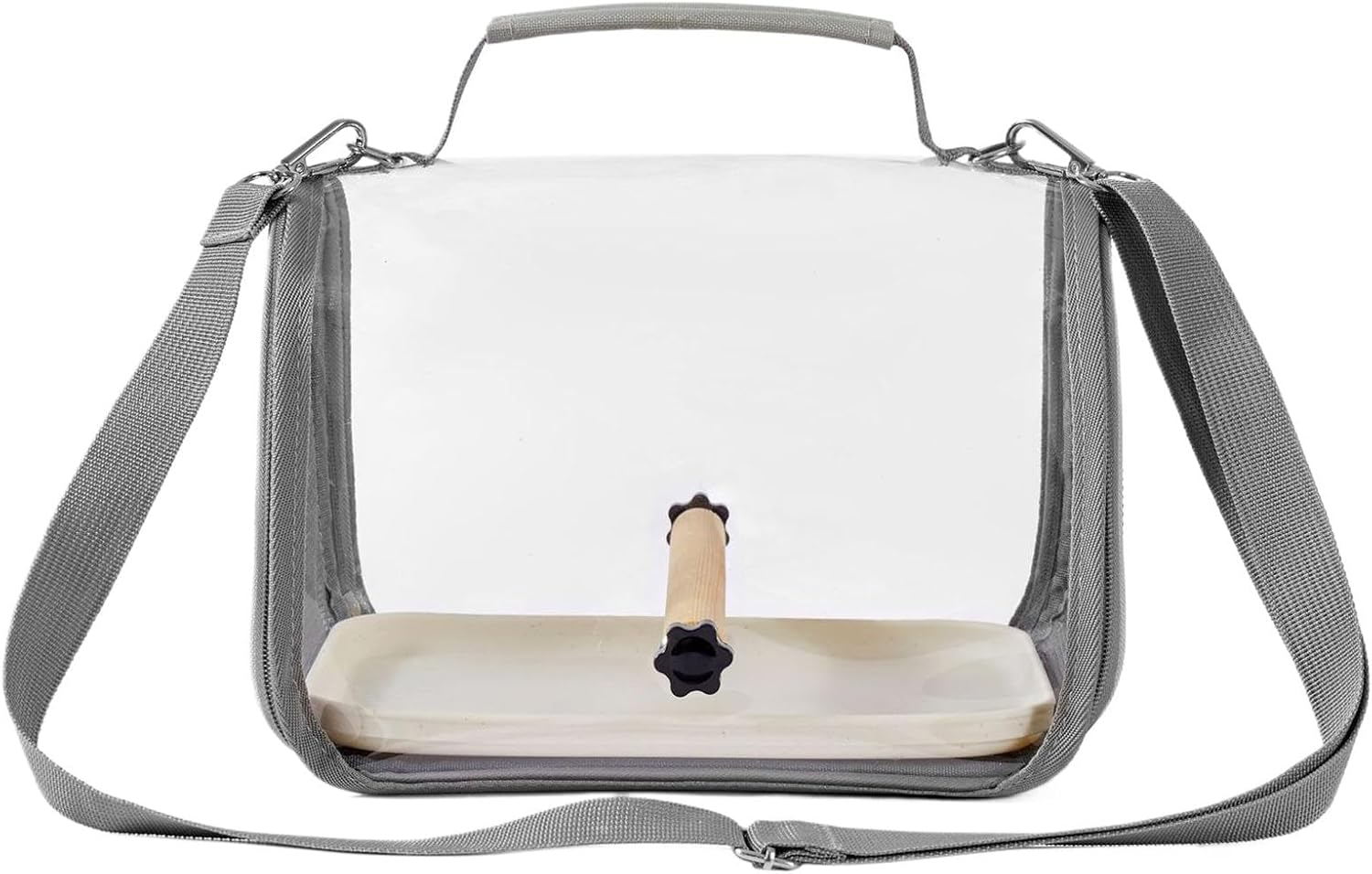 Kuehssn Bird Carrier Travel Cage | Breathable Clear Cockatiel Cage,Parakeet Transport Carrier with Perch Small Animal Transport Bag for Lovebirds image number 3