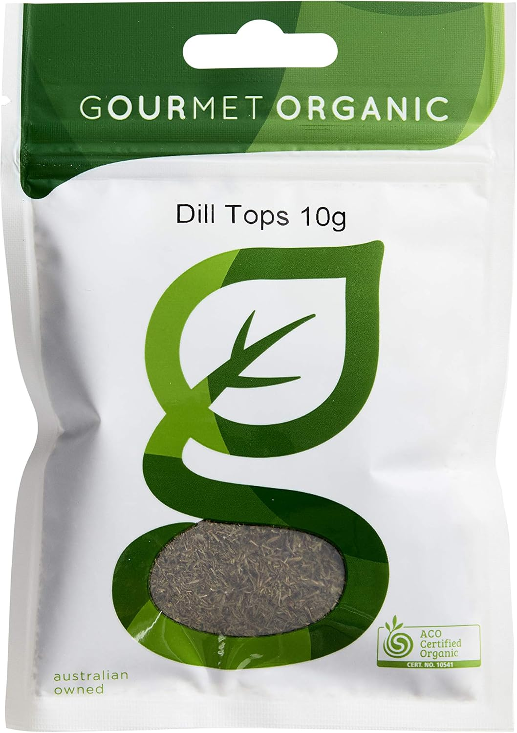 Gourmet Organic Herbs Dill Tops, 10 G