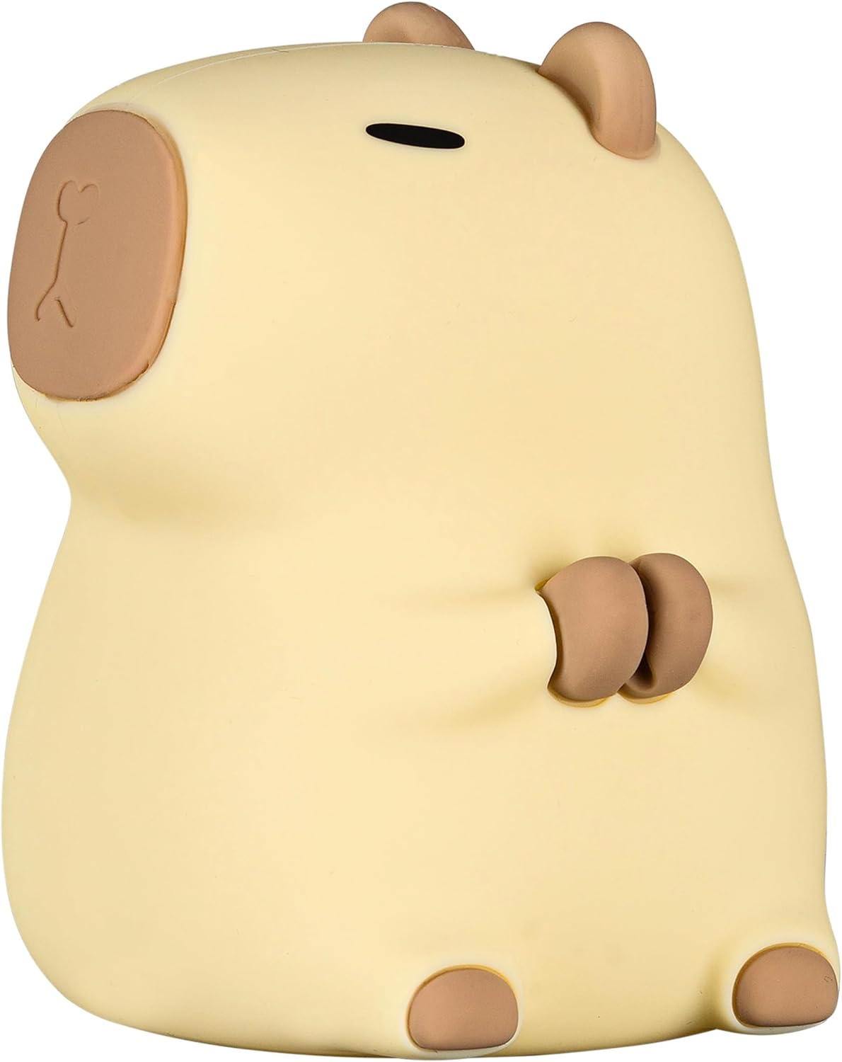 Idena Capybara 40386 LED Night Light, Silicone Lamp with Colour Changing and Dimmer, Approx. 11 Cm, Rechargeable, USB Charging Cable Included image number 2