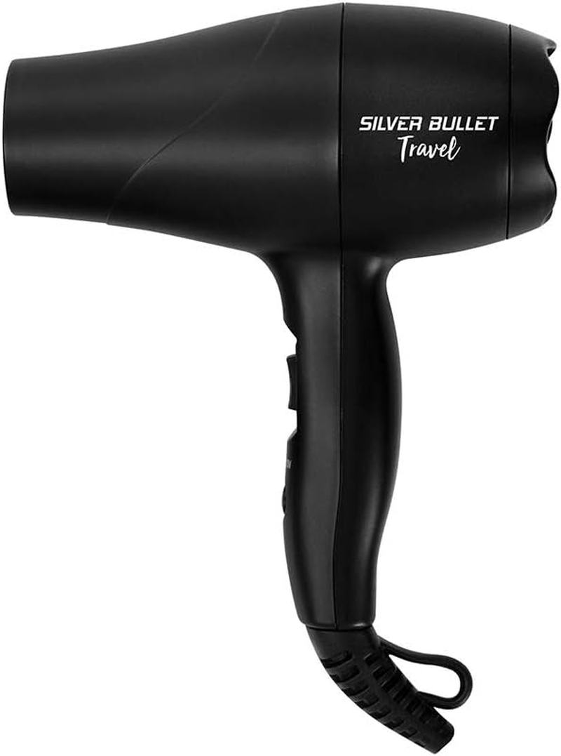 Silver Bullet Luxe Travel Set 2200W Hair Dryer & Straightener, Black image number 1