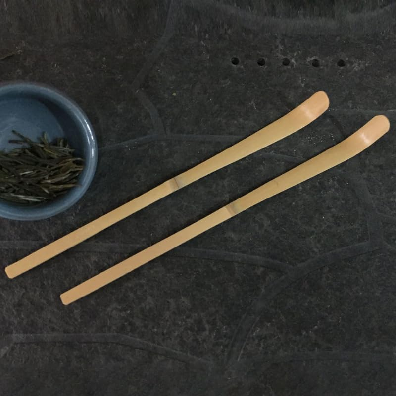 1Pc Brown Bamboo Matcha Scoop Japanese Chashaku Hooked Green Tea Spoon for Tea Ceremony 18Cm, Tea Scoops,Matcha Spoon, Bamboo Scoop,Coffee, Tea and Espresso,Tea Accessories image number 6