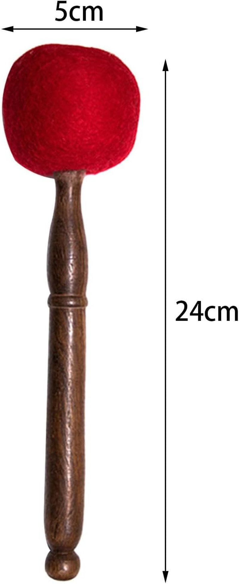 Vaveren Singing Bowl Mallet Tibetan Singing Bowl Wooden Sound Bowl Stick for Meditation, Yoga, Relaxation, Wooden Hammer, S image number 4