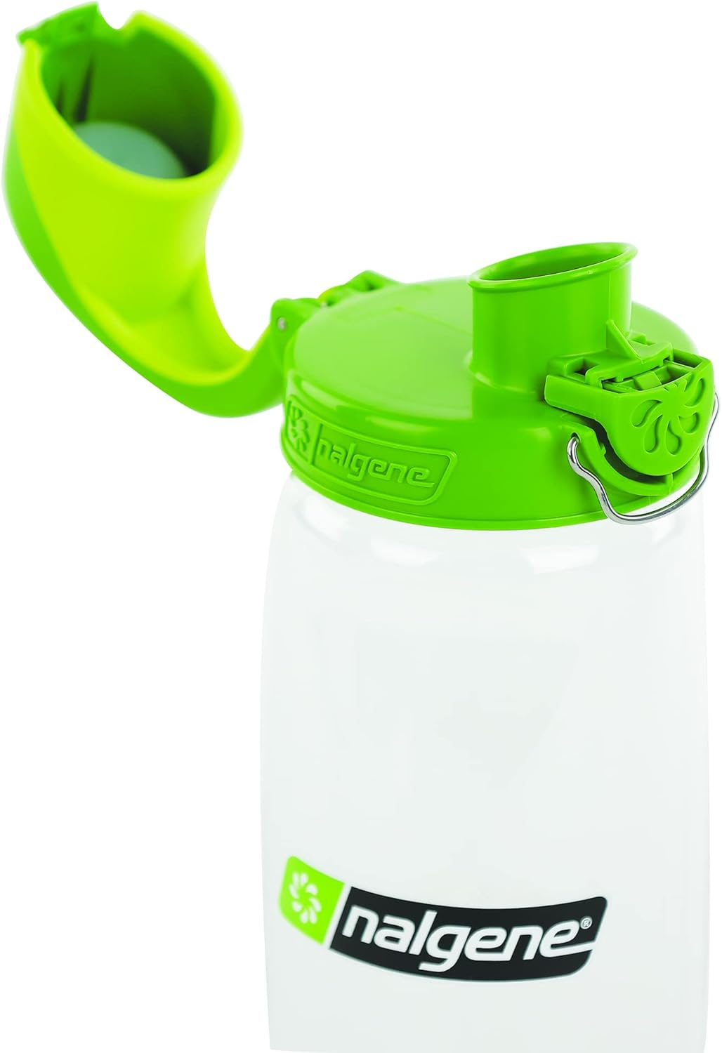 Nalgene Sustain Tritan Bpa-Free on the Fly Water Bottle Made with Material Derived from 50% Plastic Waste (Using ISCC Certified Mass Balance), 24 OZ, Clear with Sprout image number 3