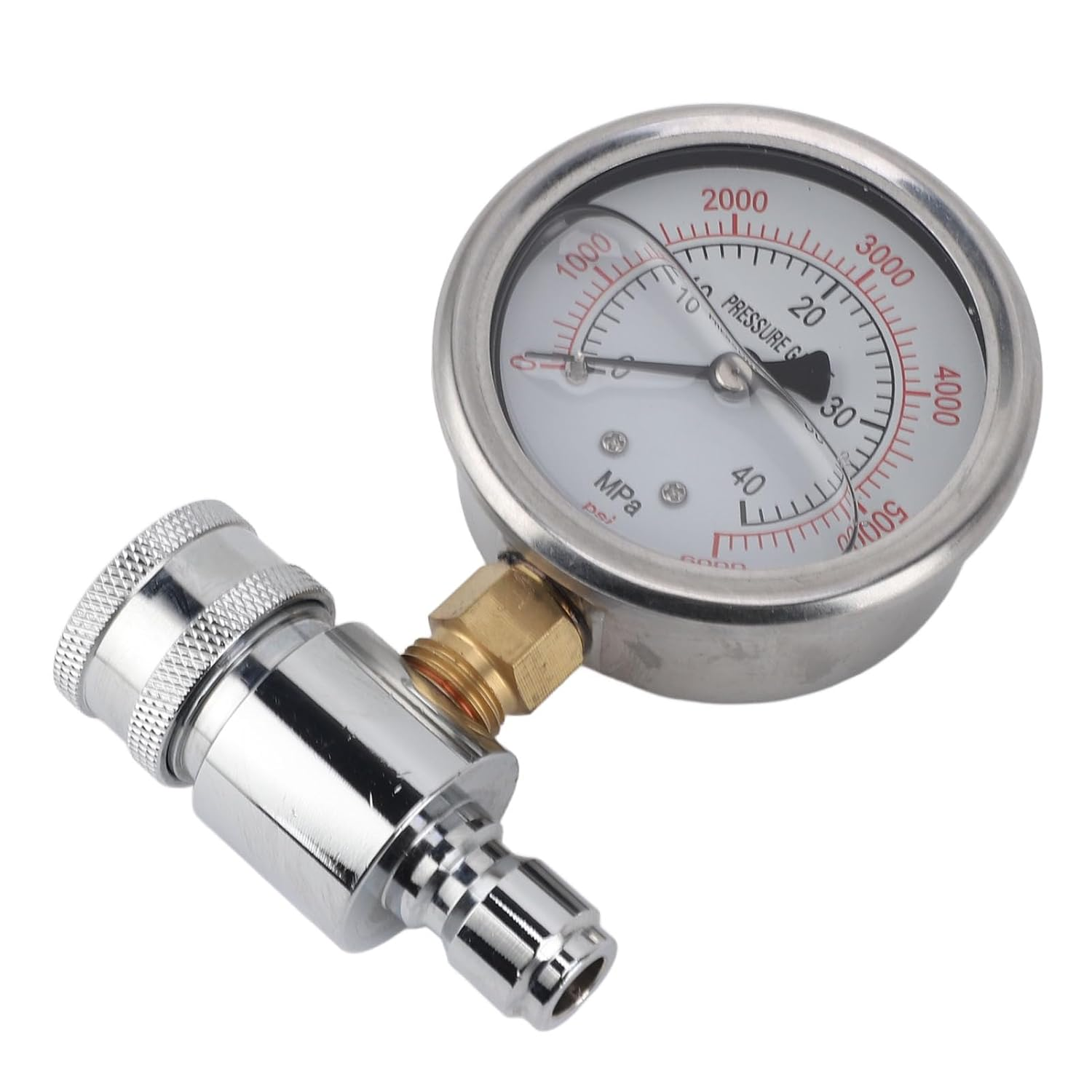 Pressure Washer Gauge 6000Psi High Pressure Quick Connect Parts Accessories for Car Washing Machines image number 6