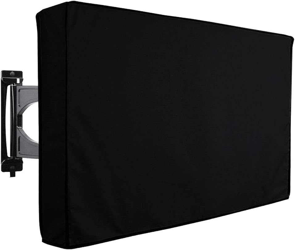 Outdoor TV Cover 22" - 26" - Black Heavy Duty Flat Screen Cover Resistant Water Protector Dust-Proof Material for Outdoor Garden Pool TV Television Screens image number 4