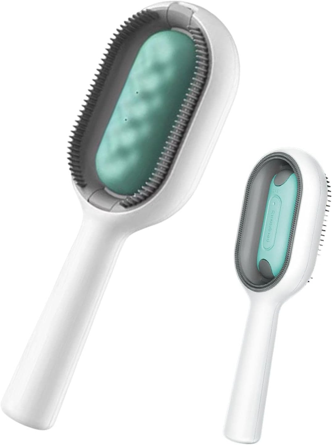 GTVGJH Pet Brush, Self Cleaning Slicker Brush for Cats & Dogs, All Hair Types, Green image number 3