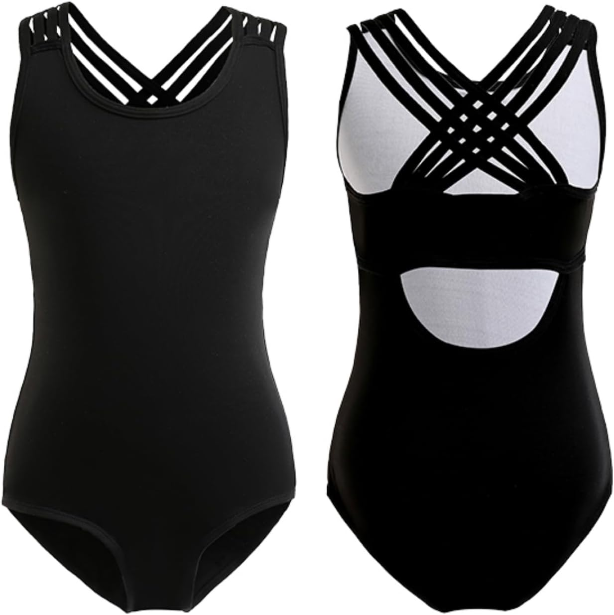 Costume Bay Ballet Gymnastics Dance Leotard Stretchy Performance Outfit for Training, Classes, and Stage Performances