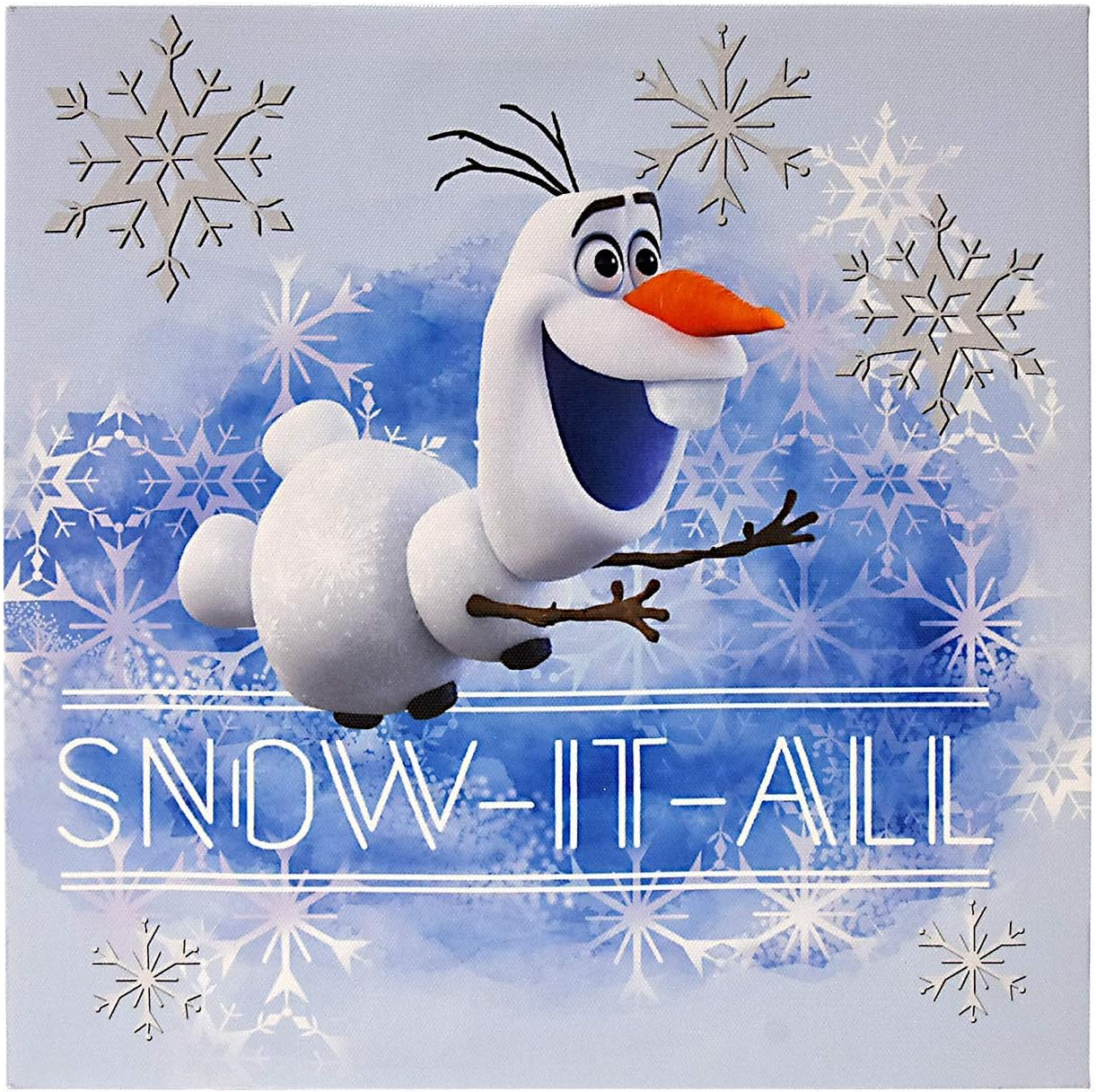 Frozen 2 4 Pack Canvas LED Wall Art, Eachpiece Measures 11.4" X 11.4\ image number 2